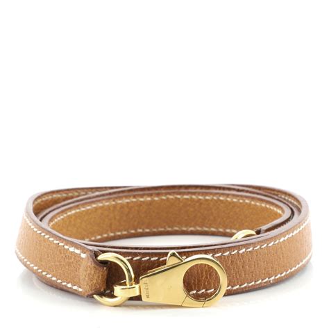 Hermes Kelly Strap Brown 